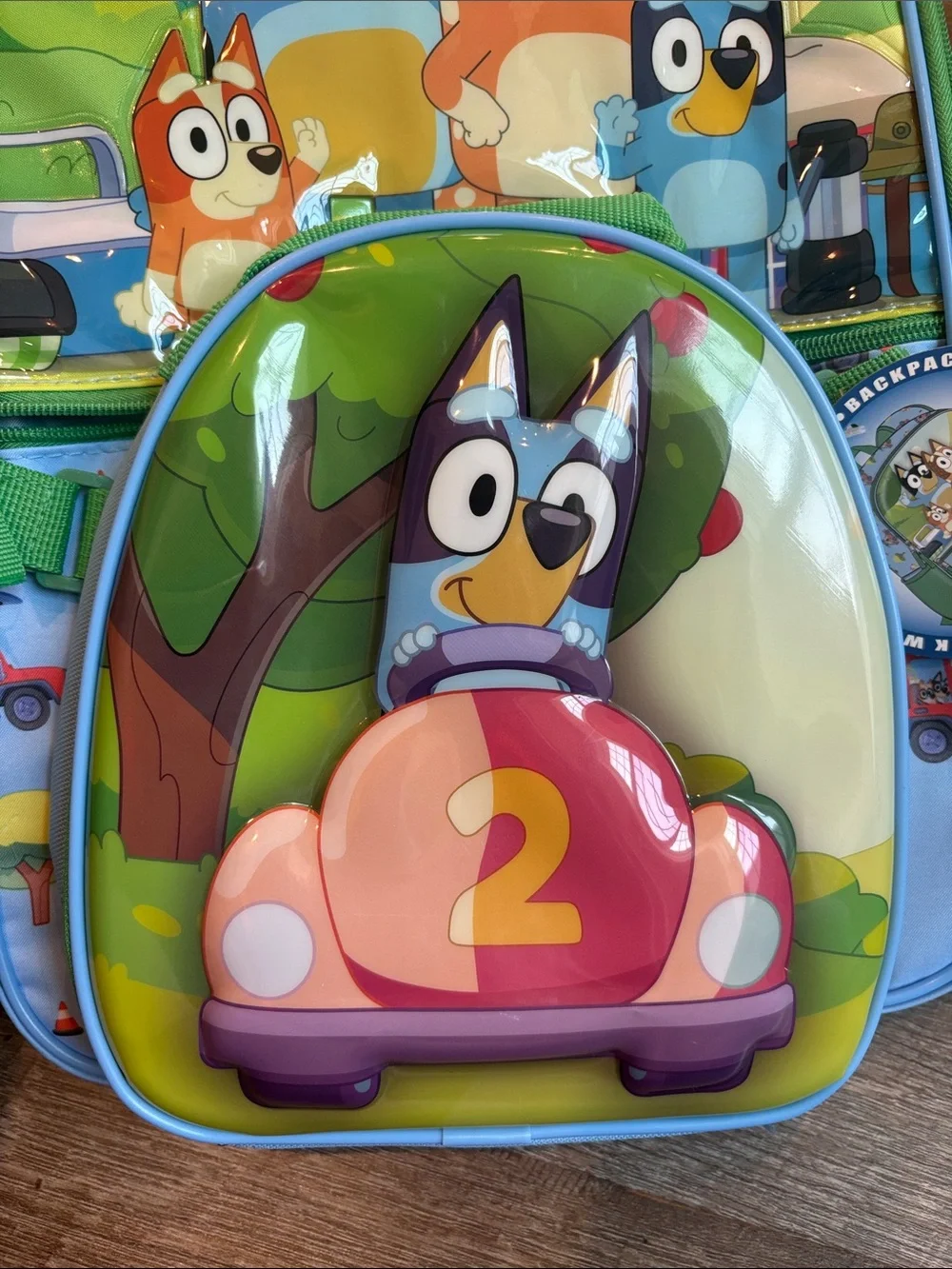 Bluey Family Trip 2-Piece Backpack Set 17” Backpack & Lunch Bag NWT